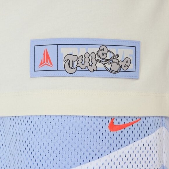 Nike Men's Ja Morant Logo T-Shirt SS Crew Neck Yellow Size XL NEW NEW WITH TAGS! - Picture 3 of 4